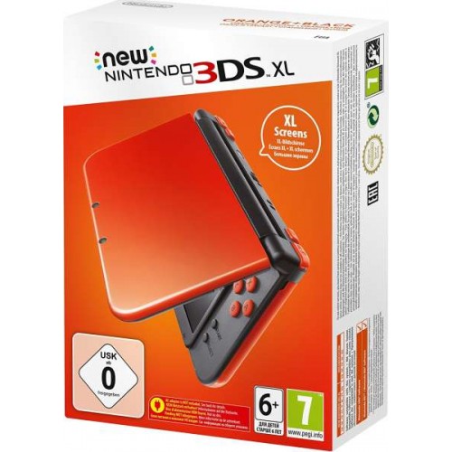 New Nintendo 3DS XL (Narancs-fekete)
