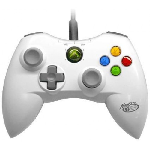 Xbox 360 MadCatz Controller Vezetékes(Fehér Fekete)