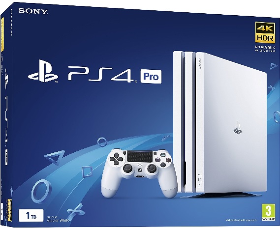 Sony PlayStation 4 Pro 1TB Glacier White