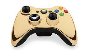 Xbox 360 Wireless Controller Gold /arany/