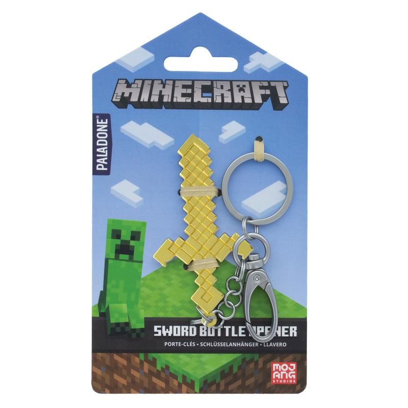 Minecraft KeyRing and Sword Bottle Opener (kulcstartó és sörnyitó)