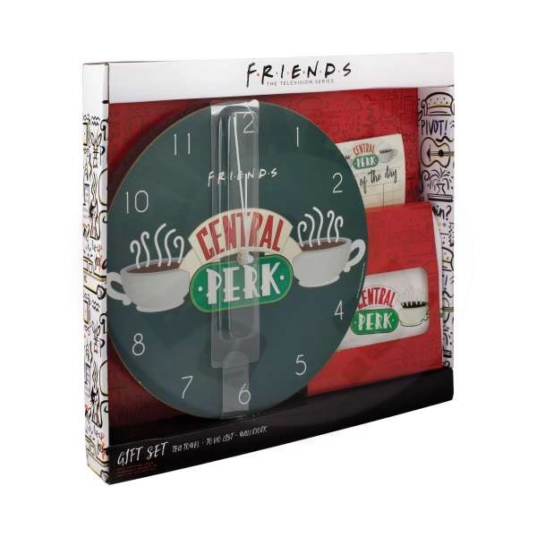 Friends Central Perk Gift Set (falióra, jegyzetfüzet, konyharuha)